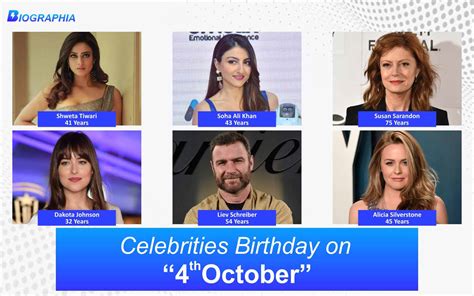 famous birthdays oct 4|More.